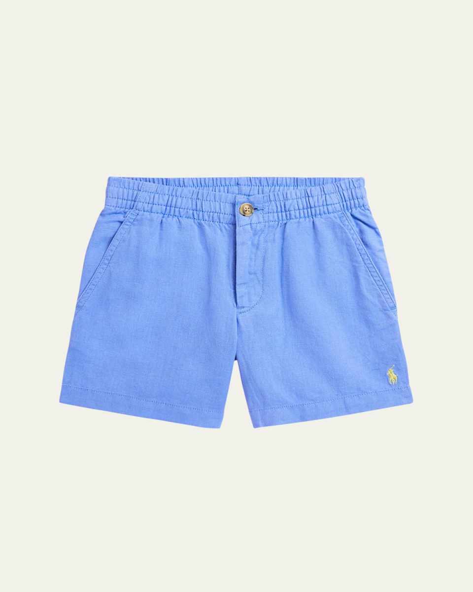 Boy's Pony Embroidered Shorts, Size 2-7